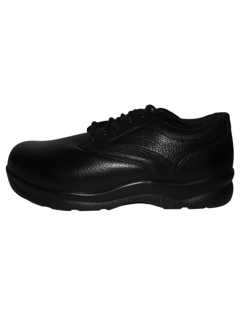 Ariya Classic Aetrex Shoes Mens 12.5 X-Wide Black Pebbled Lace-up Casual